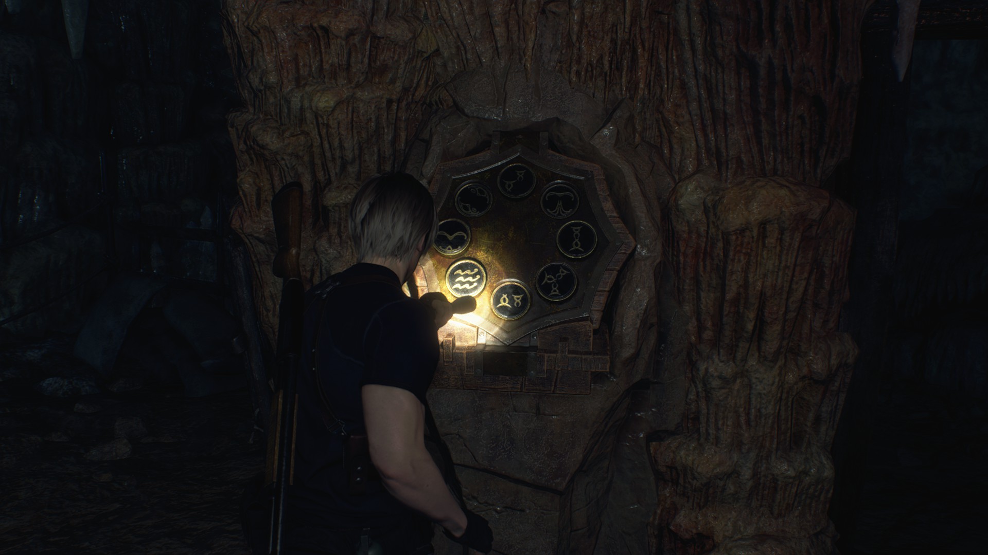 resident evil 4 remake cave puzzle