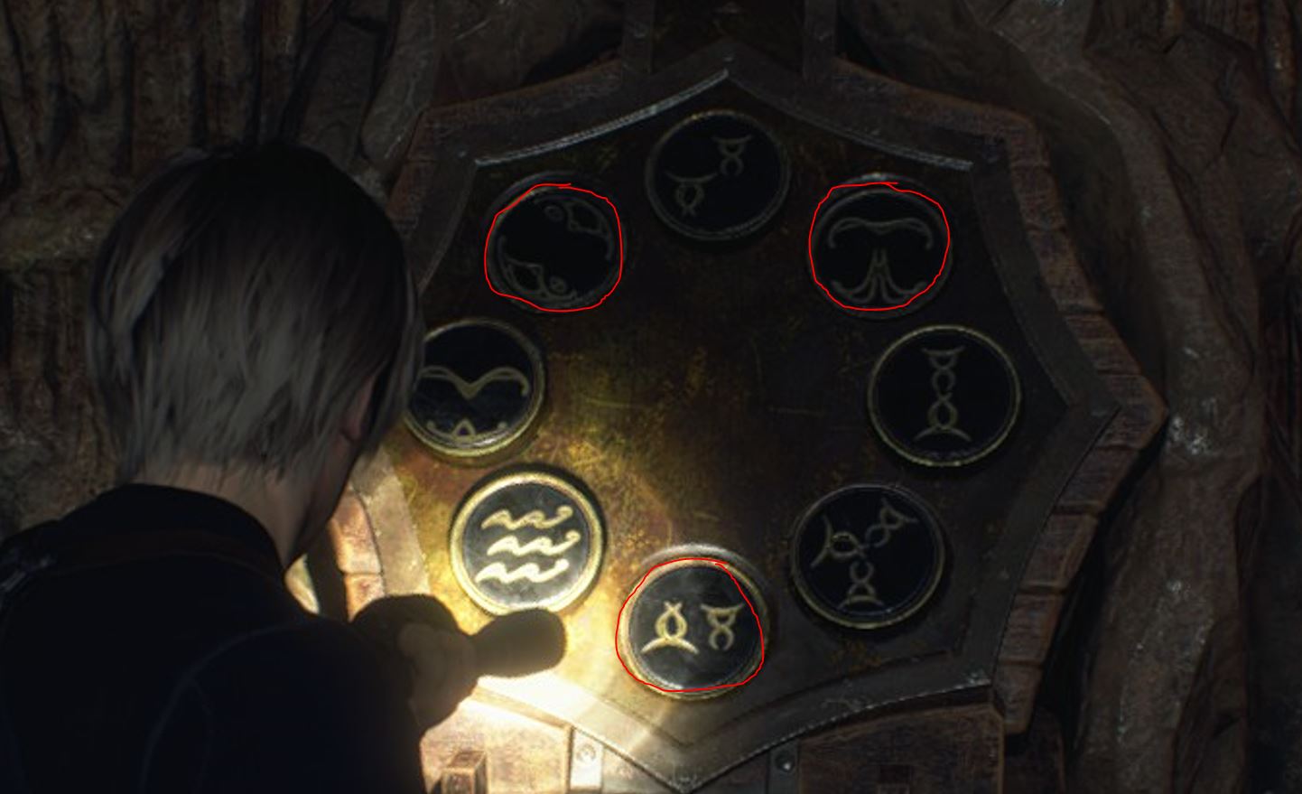 resident evil 4 remake cave puzzle solution