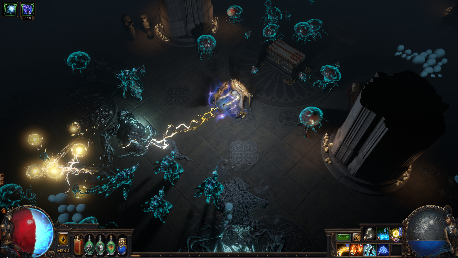 path of exile lightning