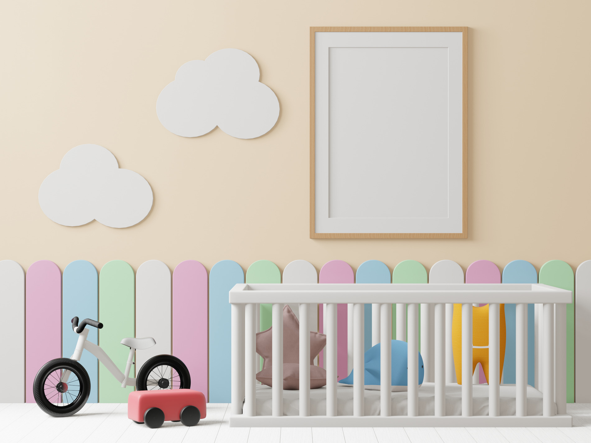 Pastel Rainbow baby room