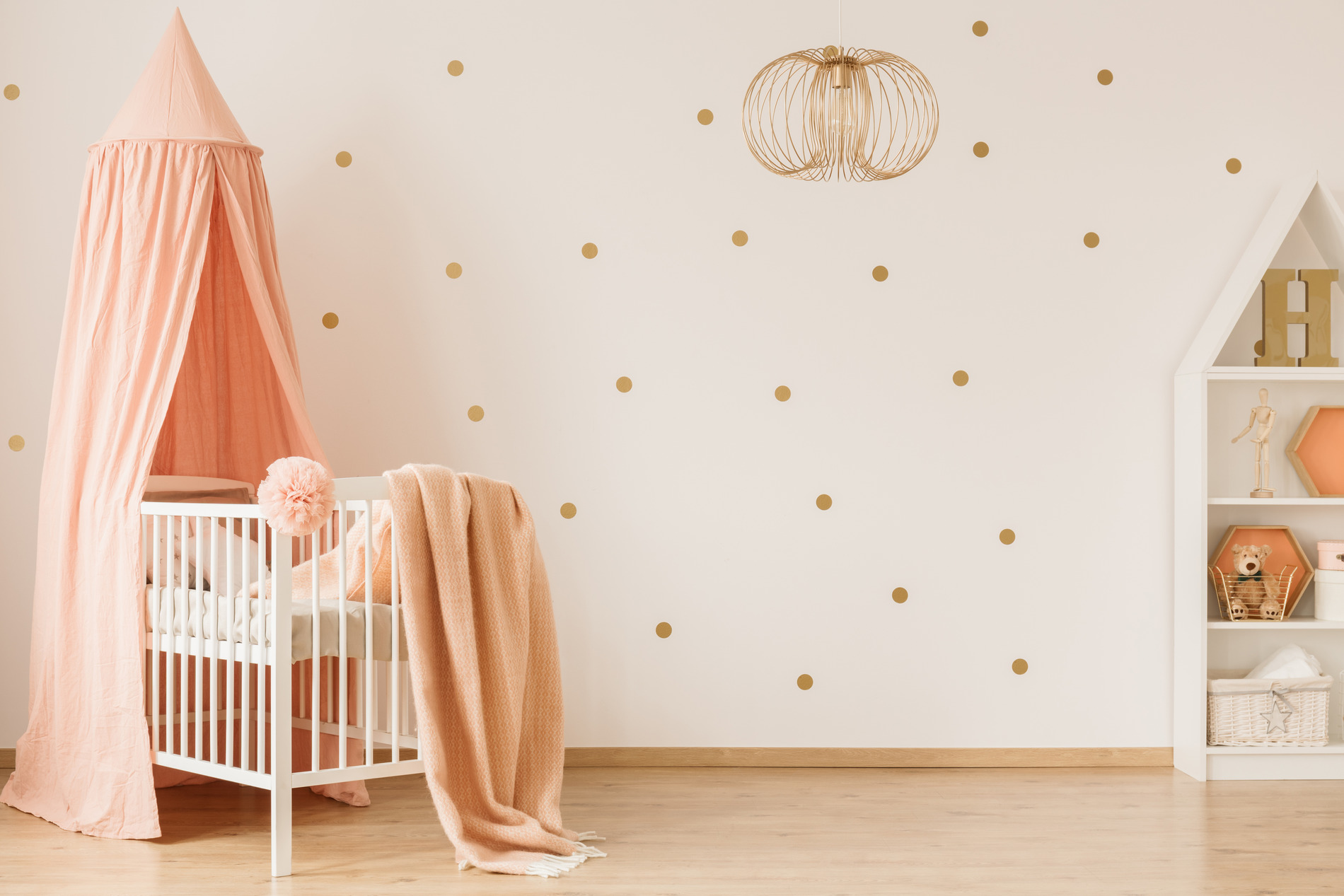 Polka Dot nursery theme