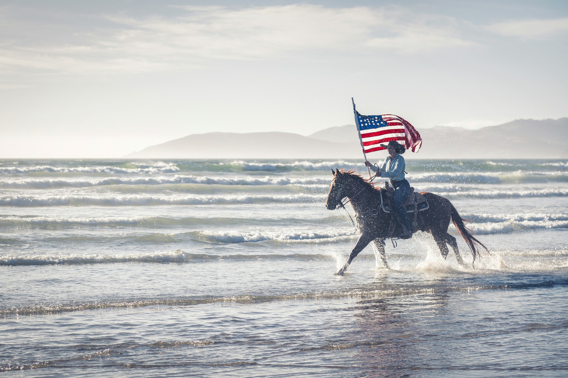 A man riding a horse