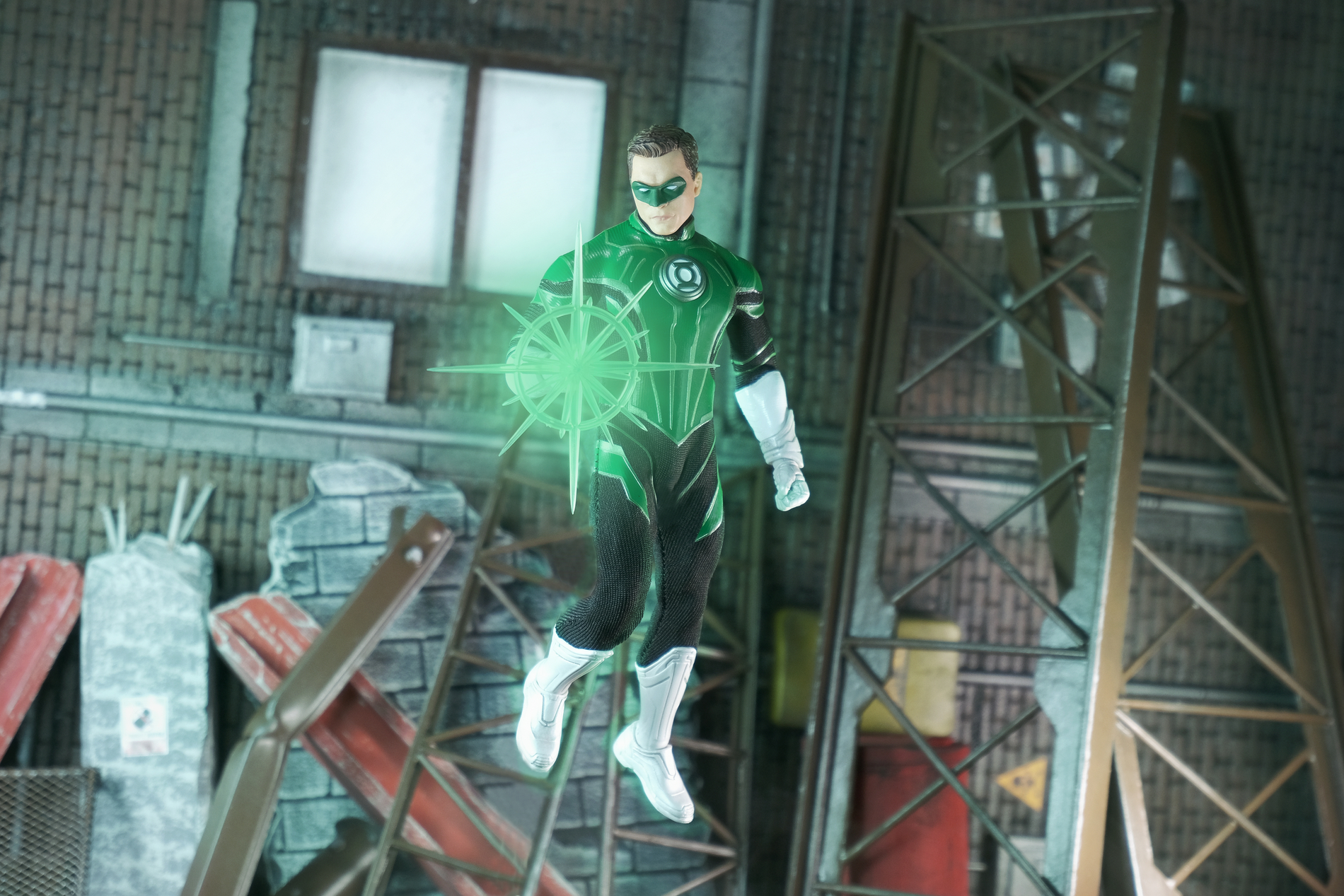 Green Lantern using his power ring