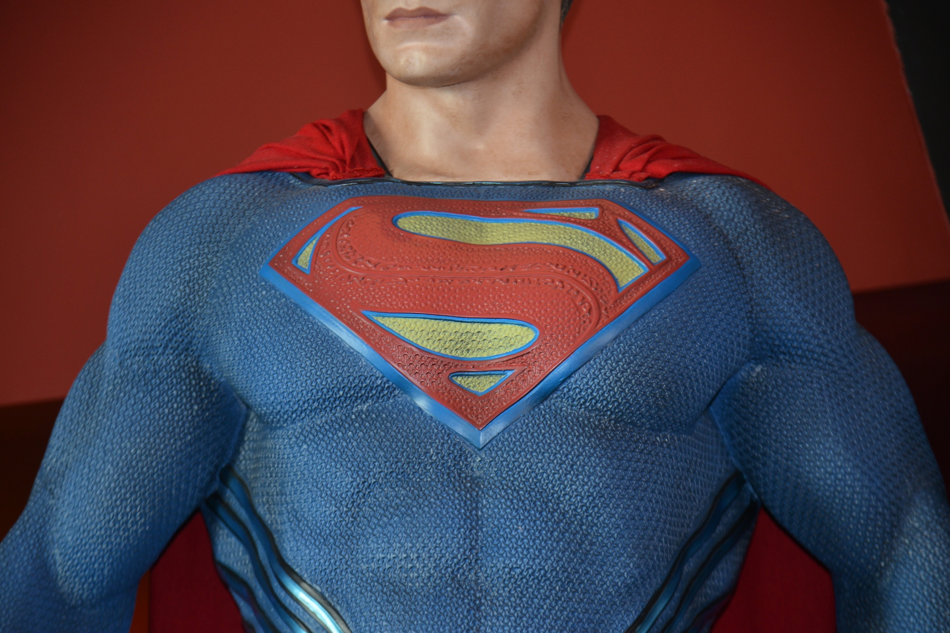 Superman flying in the sky