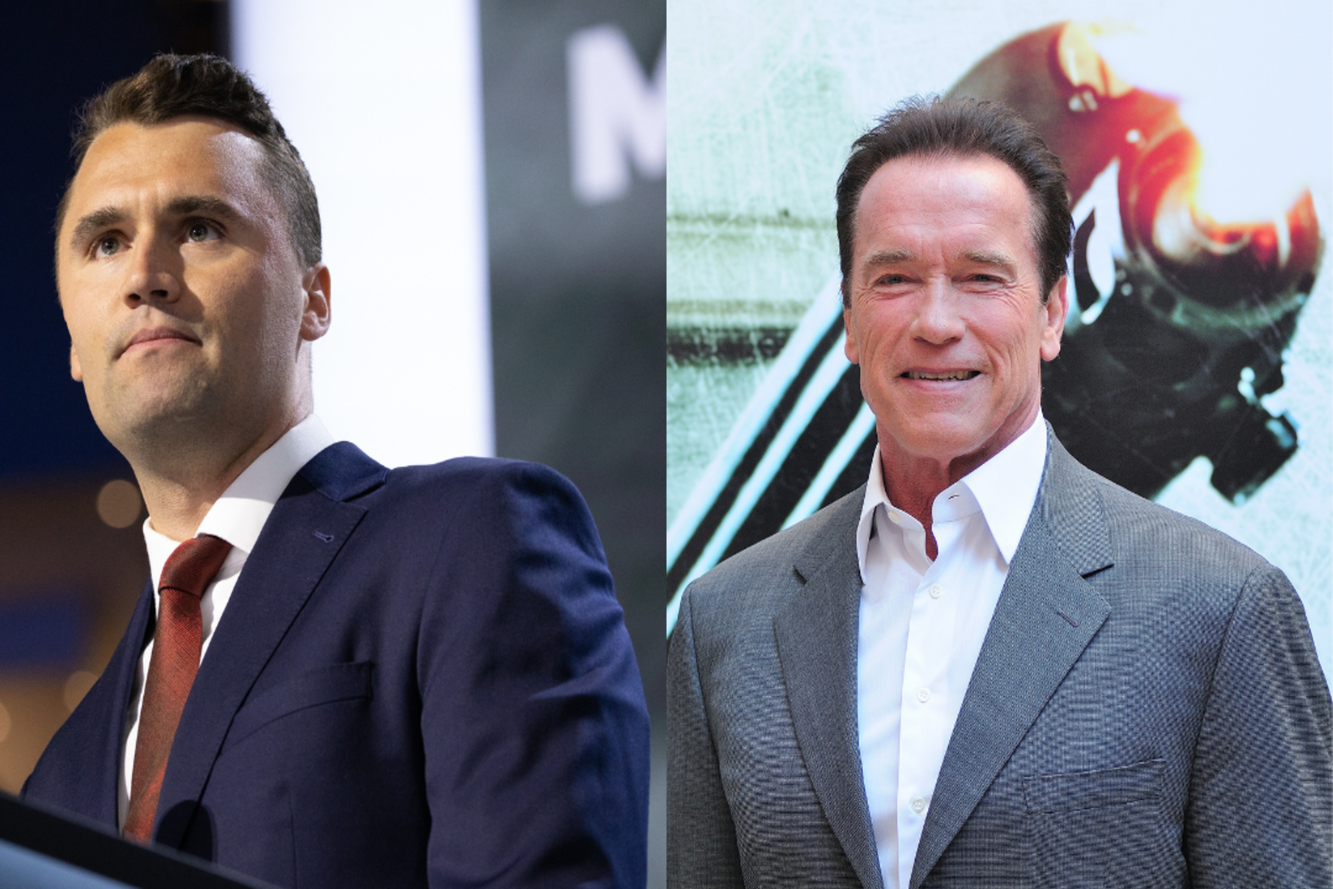 arnold schwarzenegger and charlie kirk