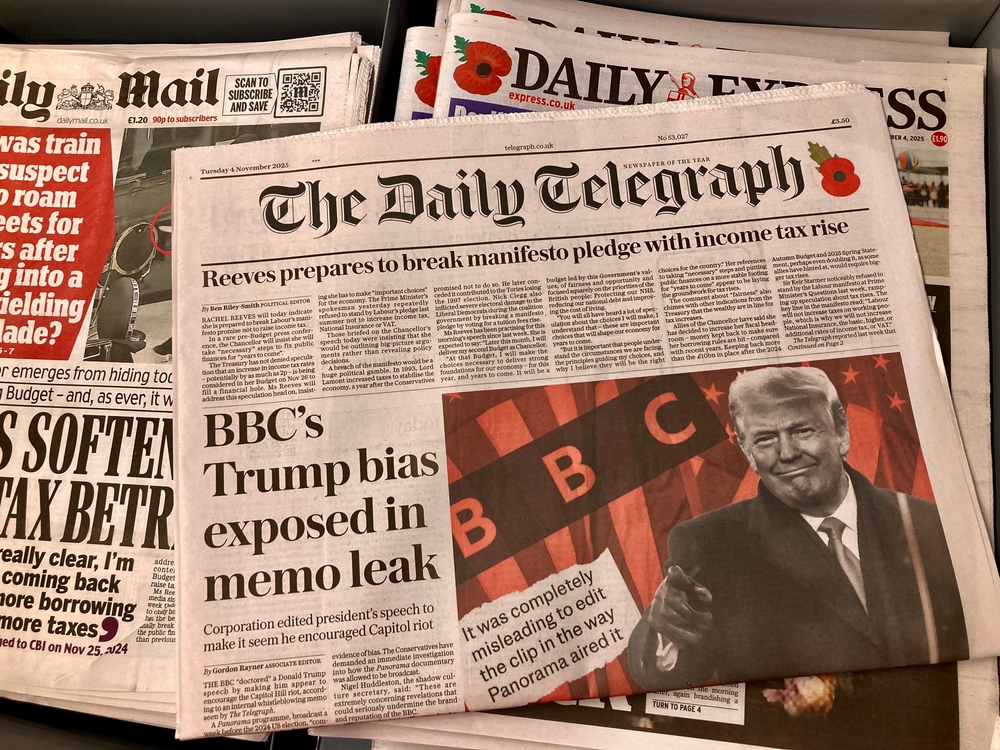 Trump Slams ‘Corrupt’ BBC as Top Executives Quit Amid Scandal Over Doctored Video
